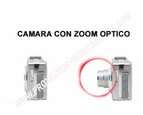 C&aacute;mara digital con zoom &oacute;ptico